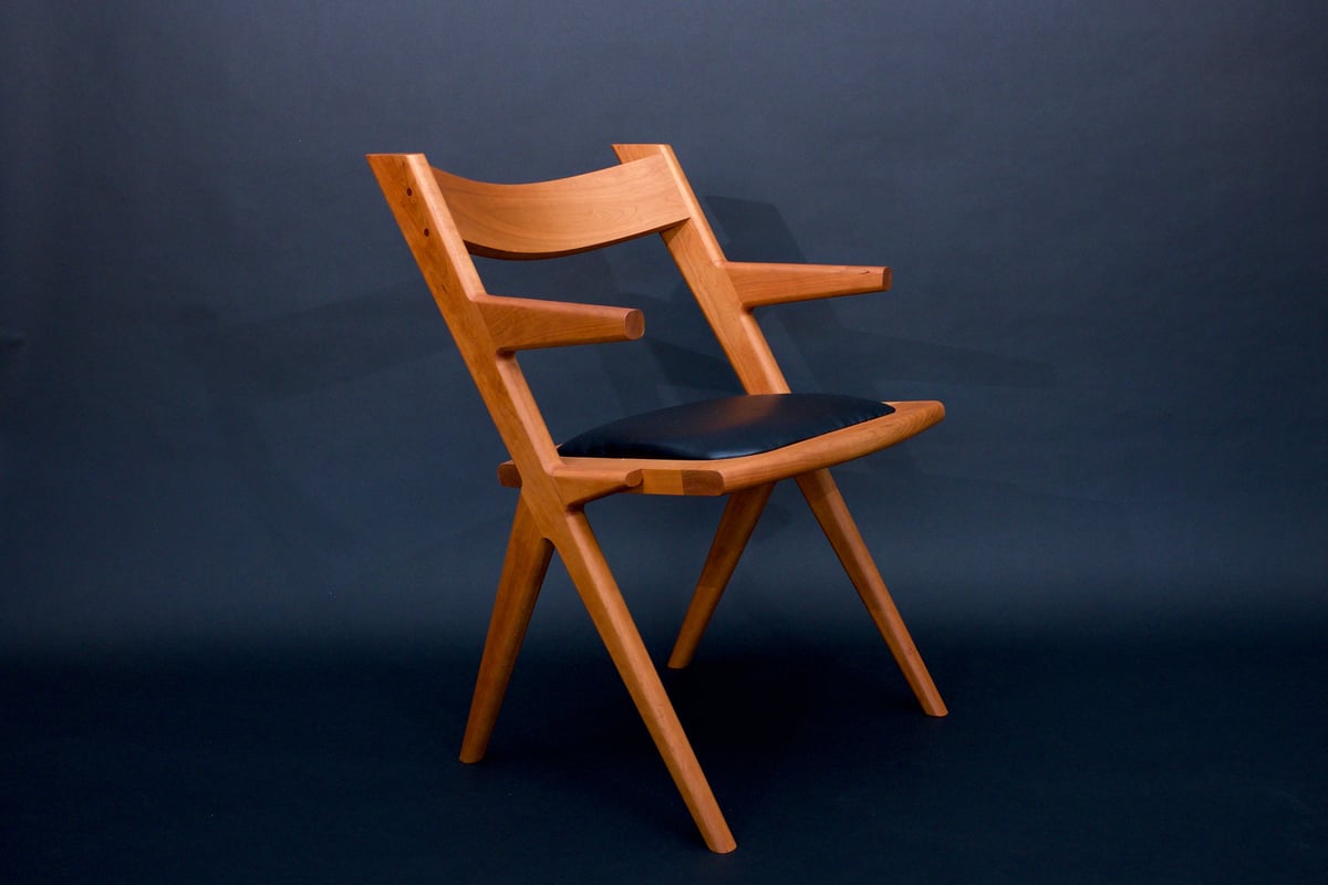 The Jackson Chair V3 - With Vinyl Seat | Ameer Navidi Designs